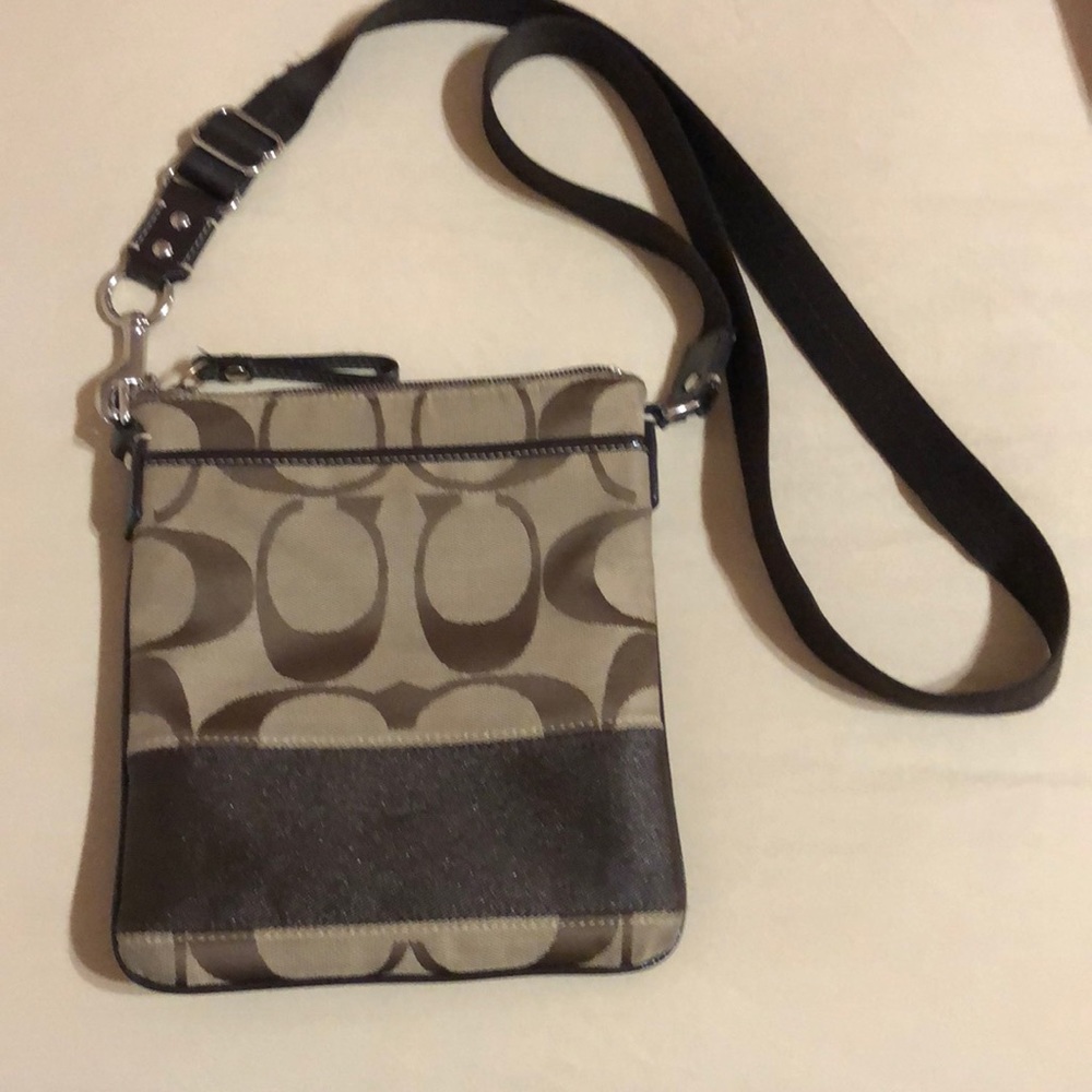 Coach brown crossbody bag